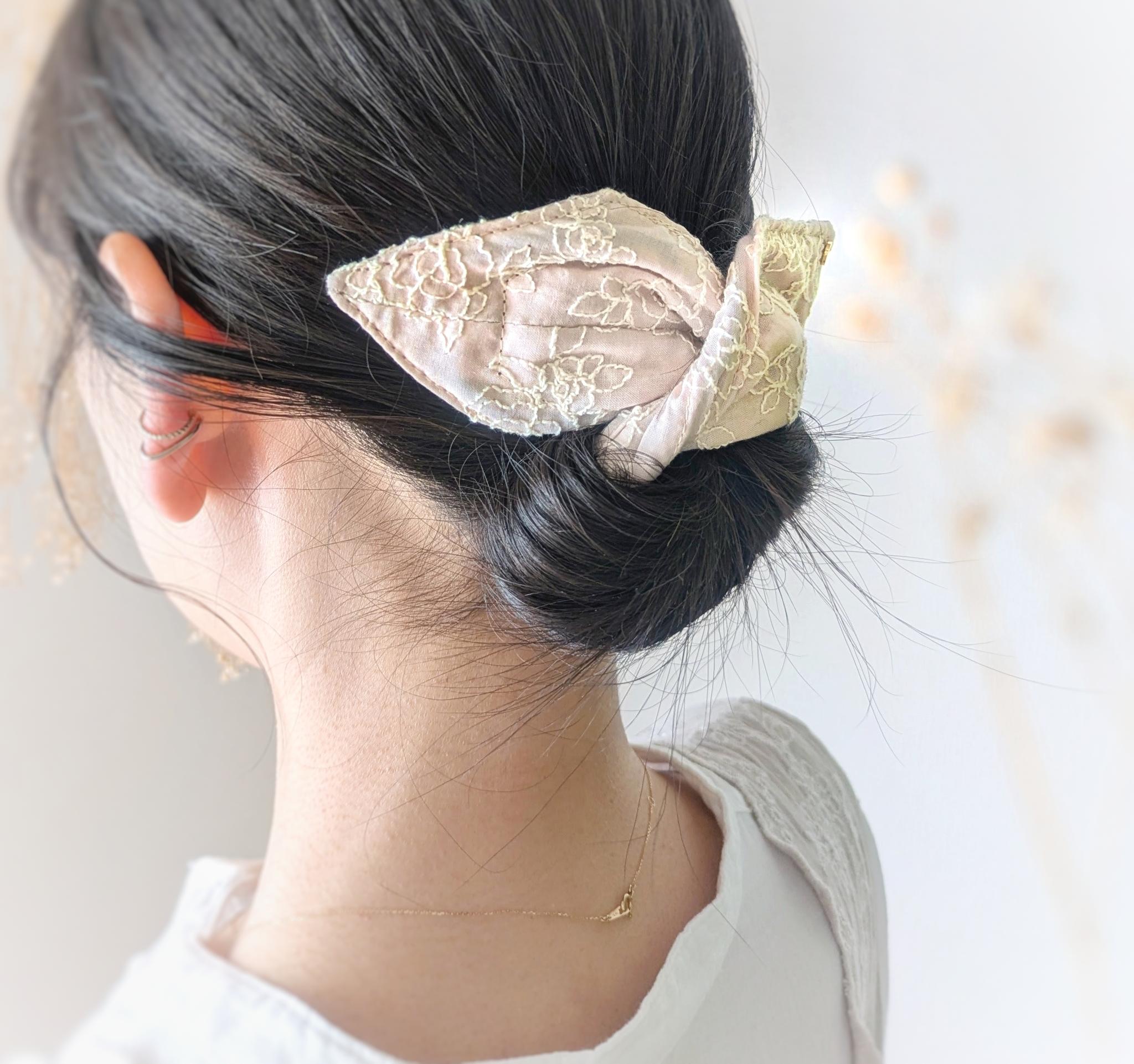 ほんのり大人ピンク｜バラ♡コットン100%  大人のためのデフトバン小さめ